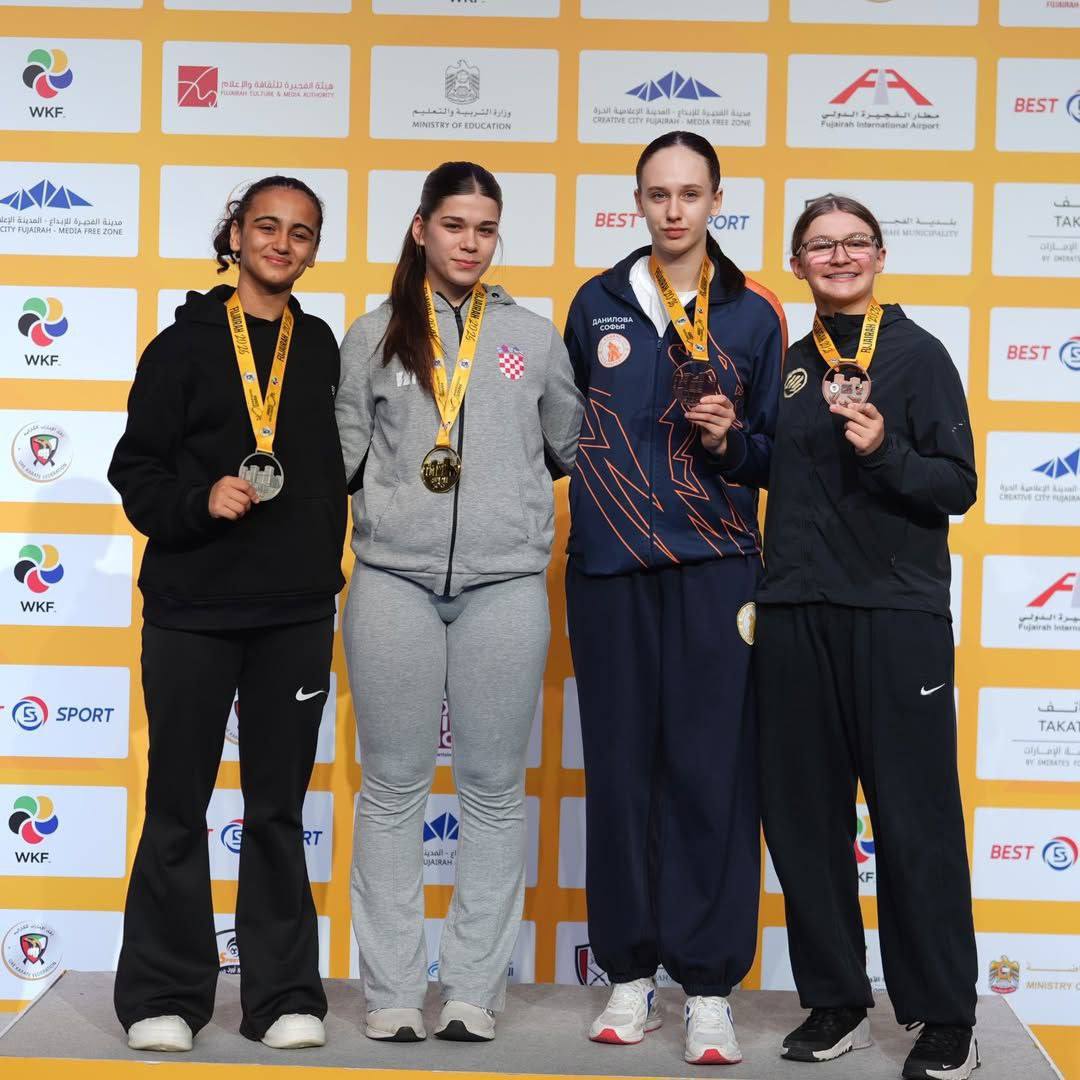 Софья Данилова — бронзовый призер международных соревнований по каратэ