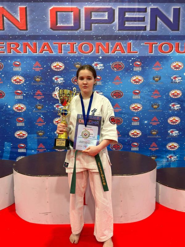 Кира Мулина — серебряный призер международных соревнований по киокушин