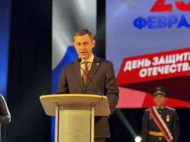 Принял участие в торжественном мероприятии, посвященном Дню защитника Отечества