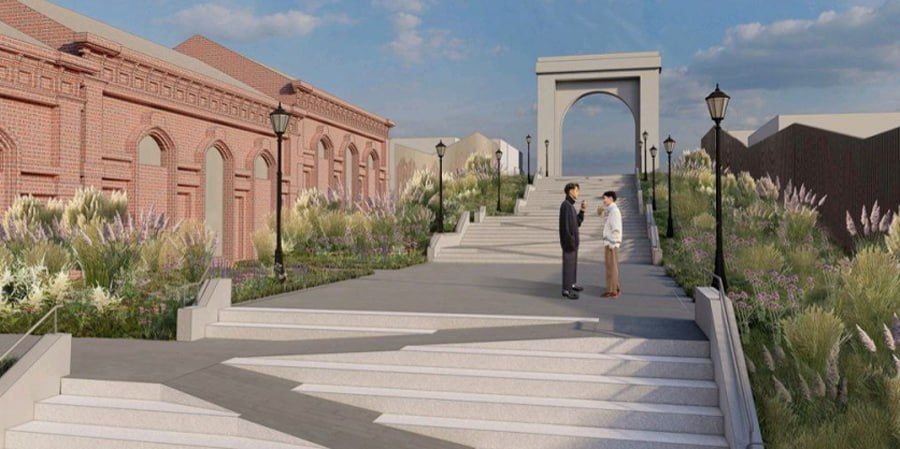 На строительство спуска от Триумфальной арки к набережной направят 13 млн рублей