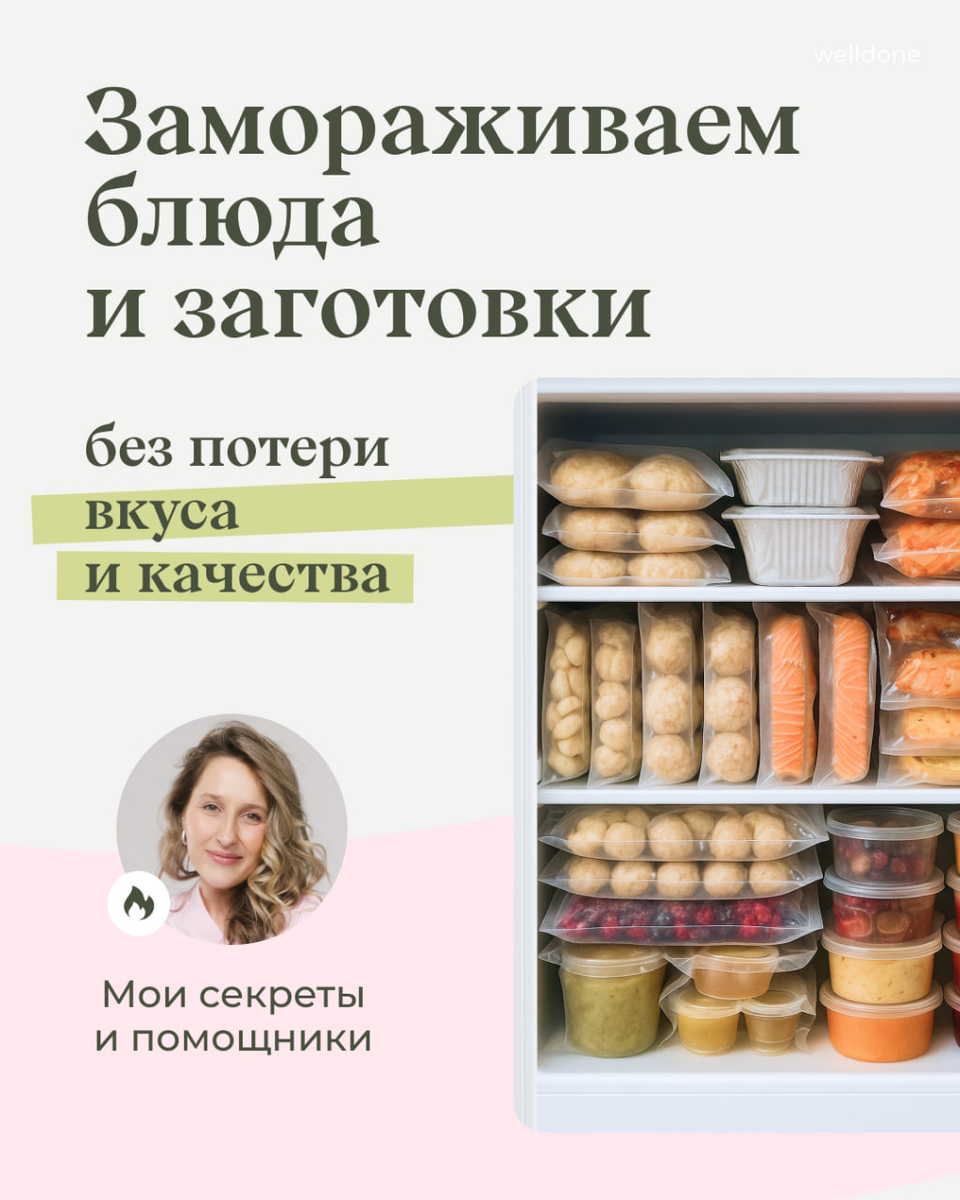 Как замораживать блюда, чтобы они не потеряли вкус и качество: секреты из моей кухни