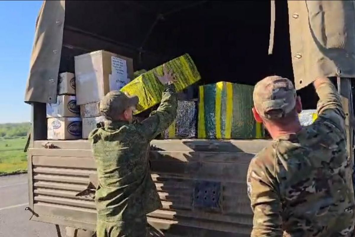 1 Из Саратовской области бойцам СВО направили гуманитарный груз на 5 тонн