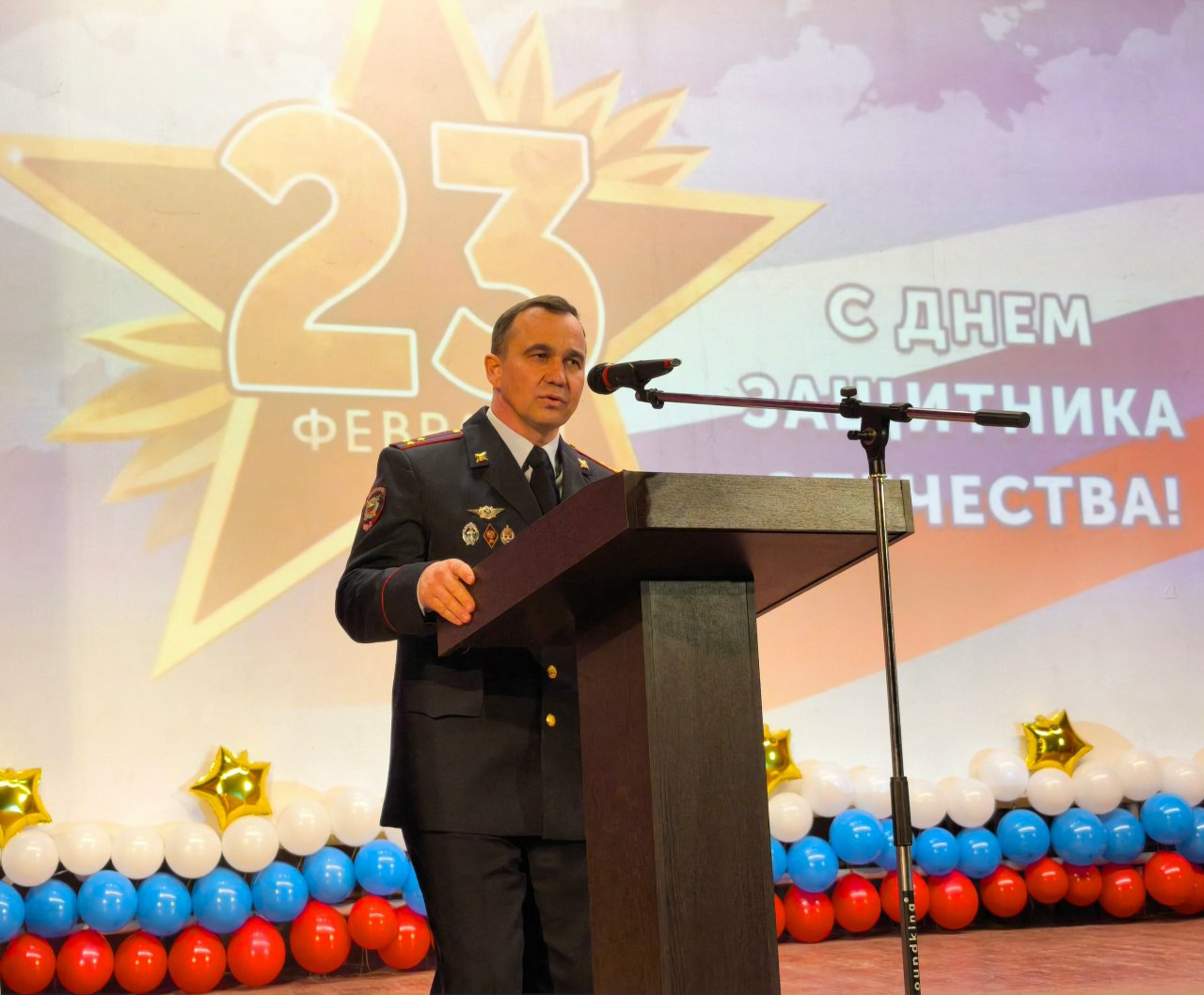 Праздничное мероприятие в преддверии Дня защитника Отечества состоялось на базе Центра профессиональной подготовки ГУ МВД России по Саратовской области