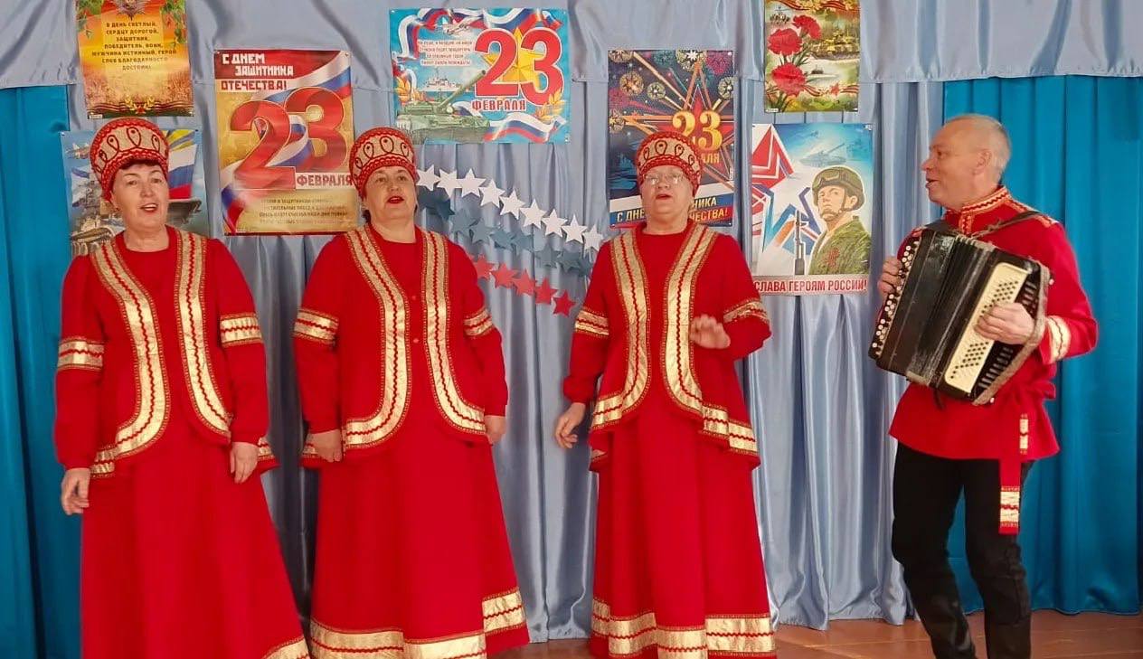 «Отчизны славные сыны»: в Старо Медынском сельском клубе поздравили защитников «Отчизны славные сыны»: в Старо Медынском сельском клубе поздравили защитников