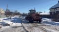 Круглосуточные работы по уборке снега в городе продолжаются