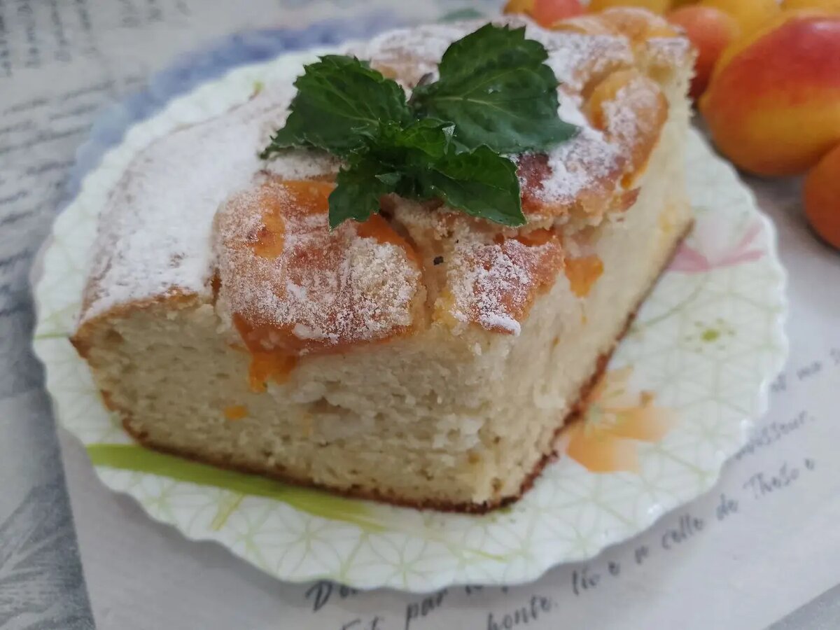 Ароматный абрикосовый пирог, который покорит ваше сердце
