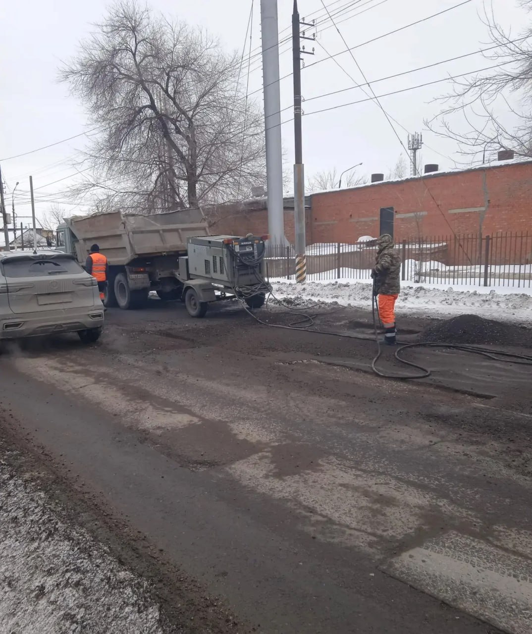 За прошедшую неделю в рамках первого этапа в Энгельсе отремонтировали участки дорог на улицах Нестерова, Пушкина, Степной и проспекте Строителей За прошедшую неделю в рамках первого этапа в Энгельсе отремонтировали участки дорог на улицах Нестерова, Пушкина, Степной и проспекте Строителей