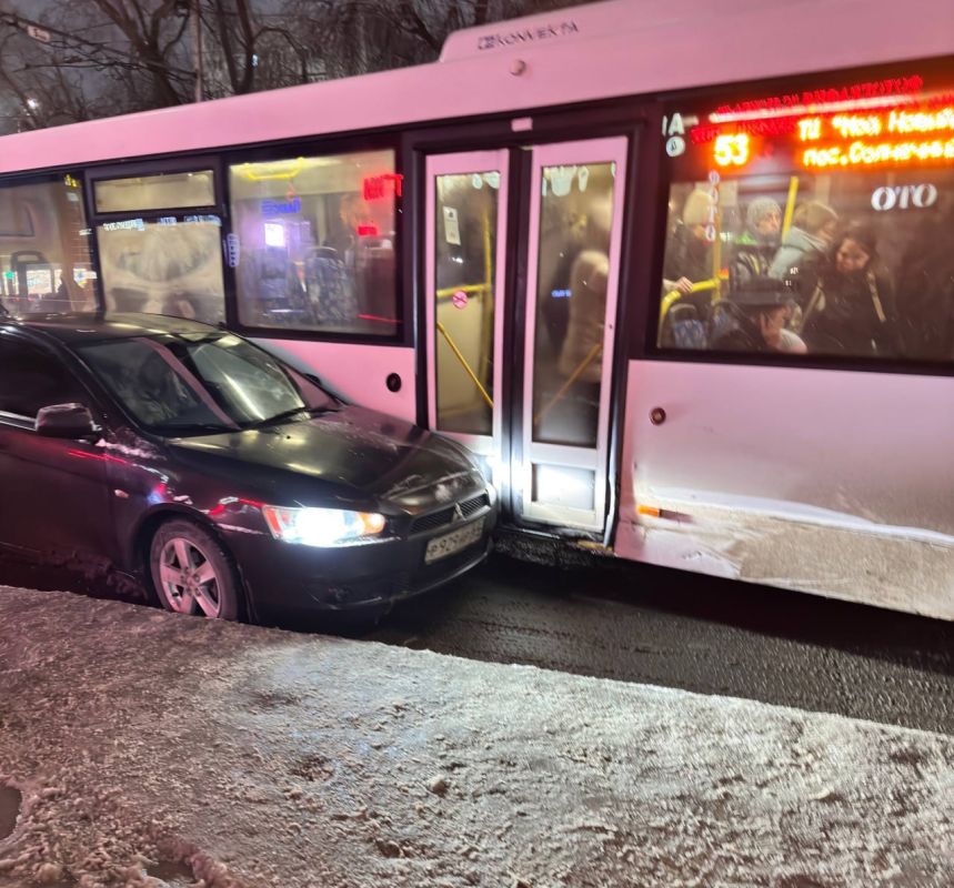 Авария с участием автобуса