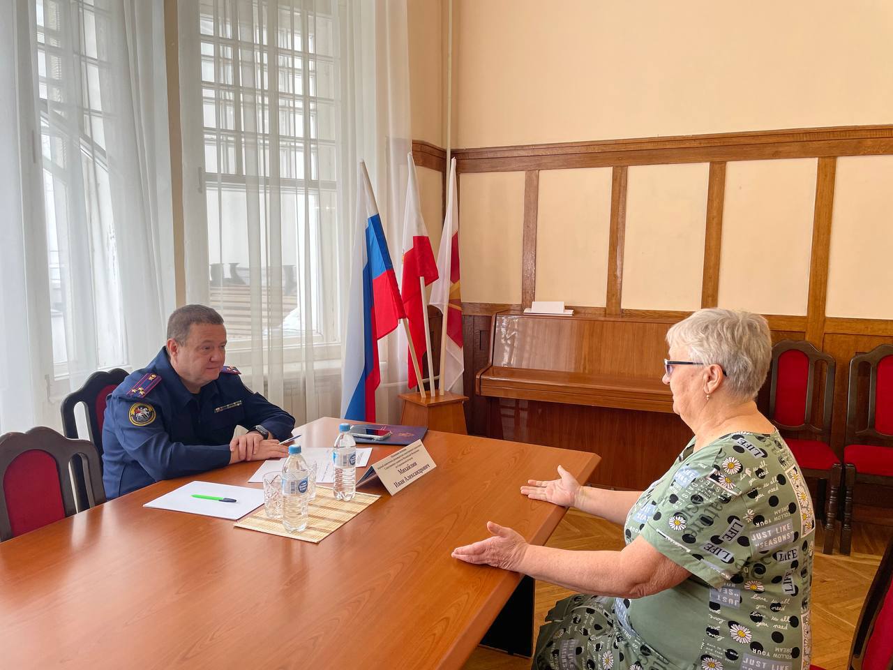 Исполняющий обязанности руководителя следственного управления провёл личный приём в госпитале для ветеранов войн Исполняющий обязанности руководителя следственного управления провёл личный приём в госпитале для ветеранов войн