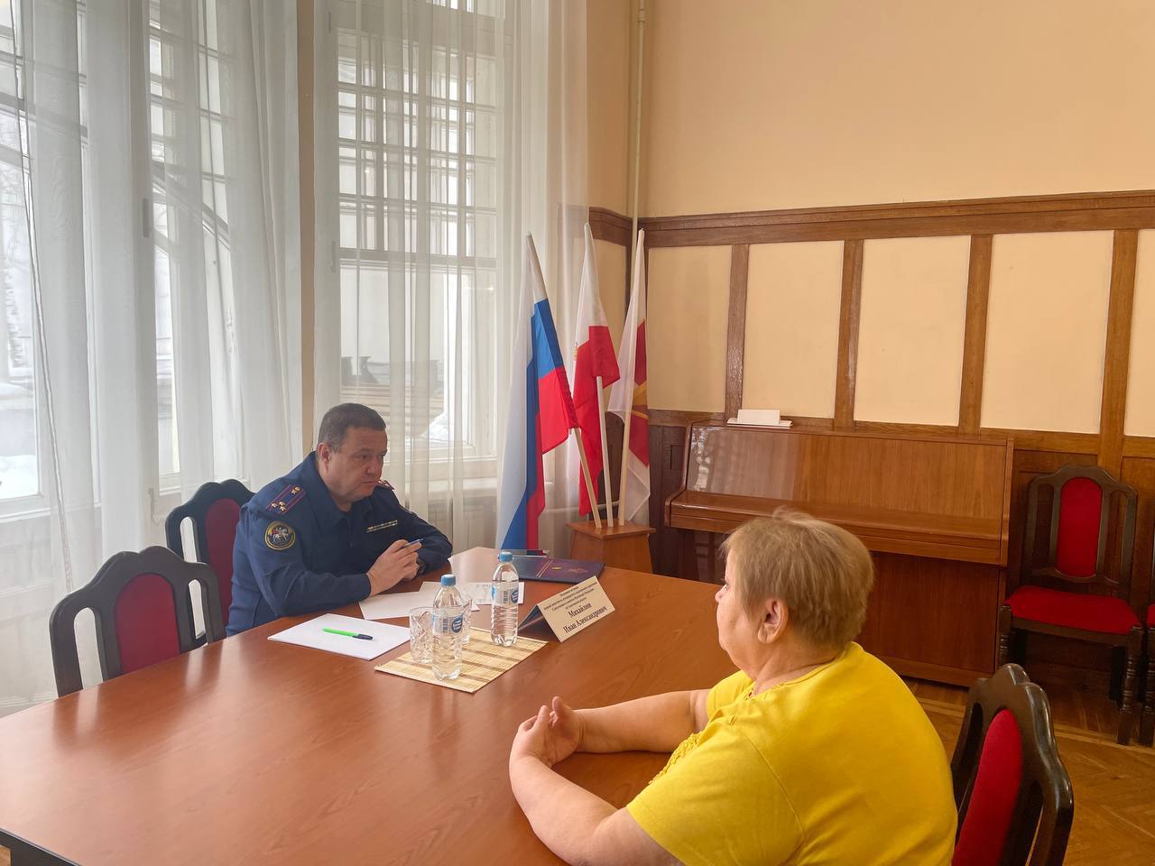 Исполняющий обязанности руководителя следственного управления провёл личный приём в госпитале для ветеранов войн Исполняющий обязанности руководителя следственного управления провёл личный приём в госпитале для ветеранов войн