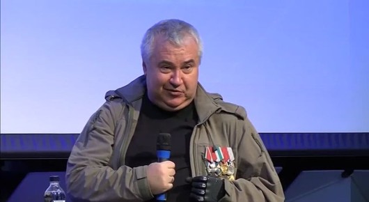 В рамках Единого дня государственно-правового информирования гостем саратовской полиции стал известный военный корреспондент, журналист телеканала НТВ Алексей Ивлиев