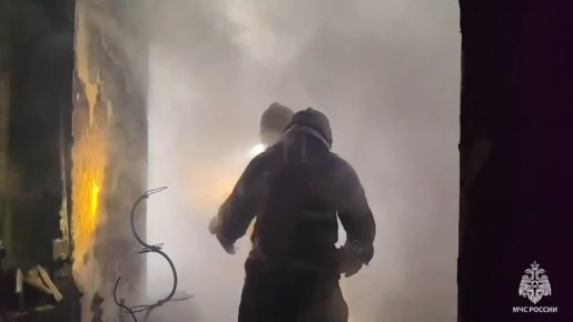 Саратовские спасатели не допустили распространение огня в центре Саратова