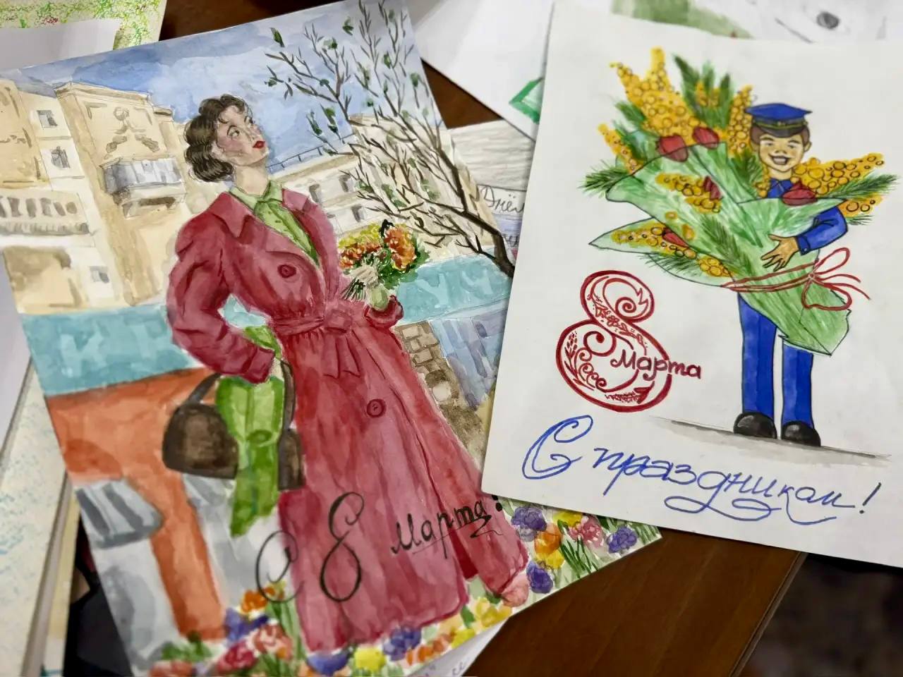 В следственном управлении завершился конкурс детских рисунков, приуроченный ко Дню защитника Отечества и Международному женскому дню В следственном управлении завершился конкурс детских рисунков, приуроченный ко Дню защитника Отечества и Международному женскому дню