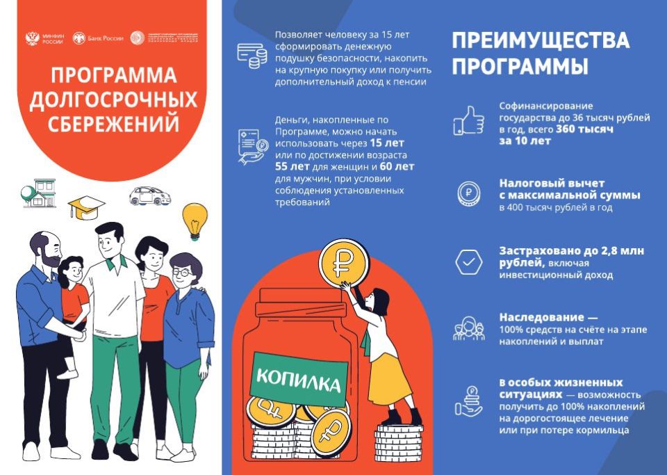 Программу долгосрочных сбережений планируют развивать