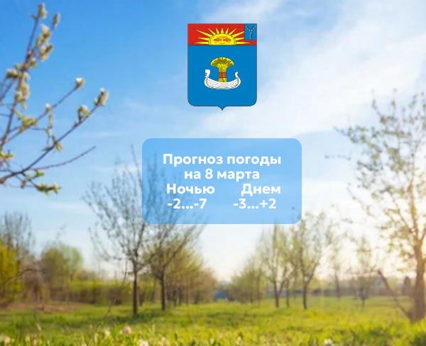 Прогноз погоды на 8 марта 2026 года