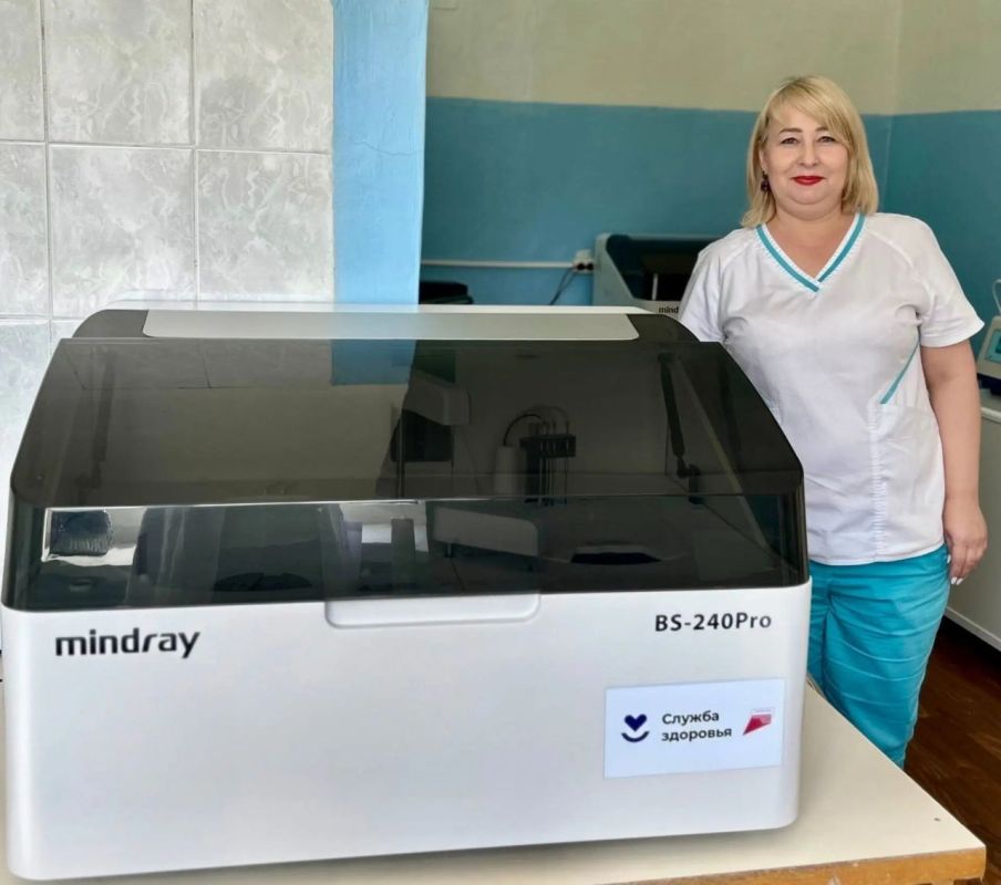 В Ртищевской районной больнице в прошлом году было проведено 135 тысяч исследований с использованием нового биохимического анализатора