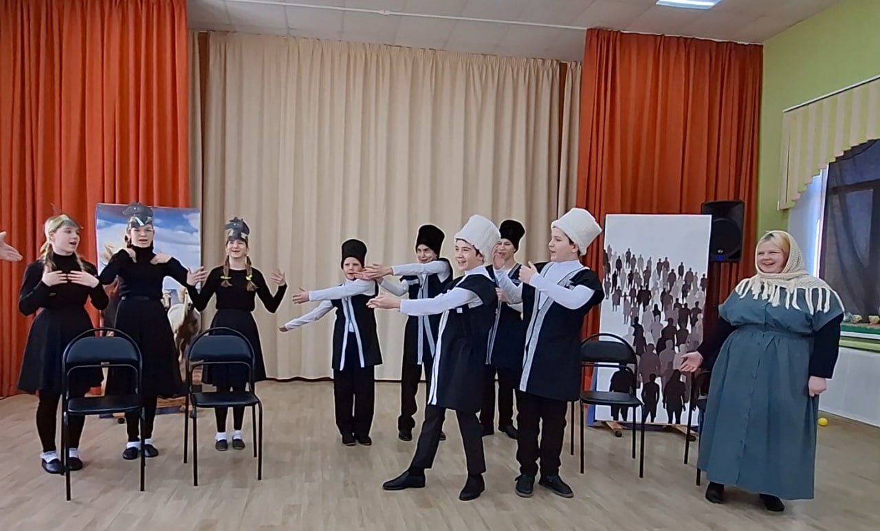 Школьные актёры оживили народные сказки Школьные актёры оживили народные сказки