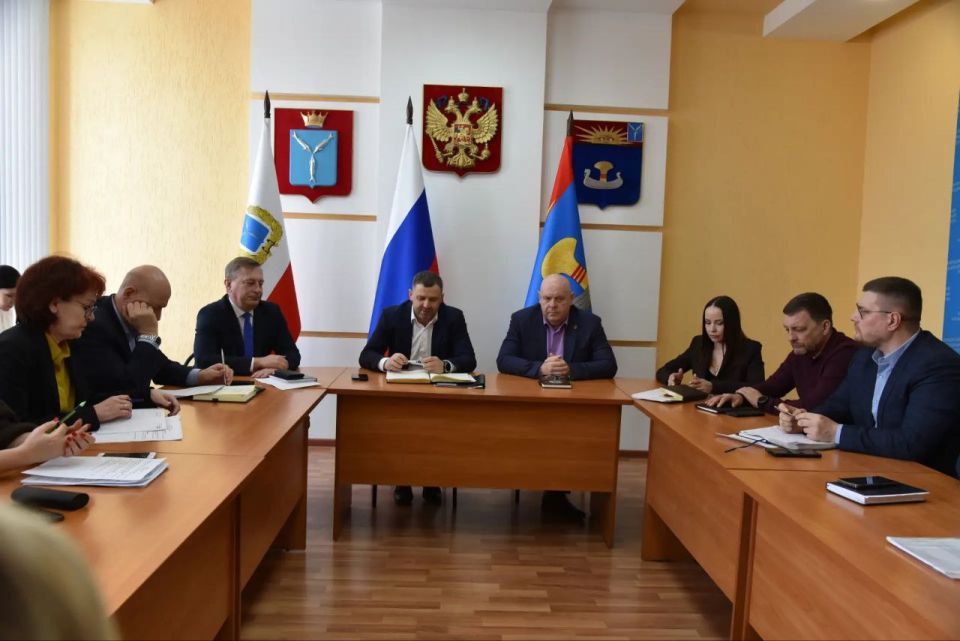 Сегодня состоялось рабочее совещание с руководителями структурных подразделений