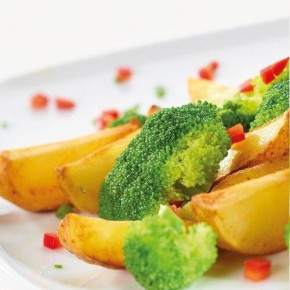 Невероятная запеченная брокколи с картофелем