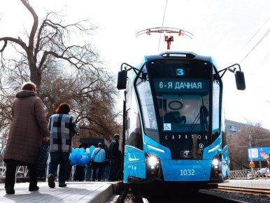 Ура, поехали! В городе состоялся долгожданный запуск трамвая № 3!