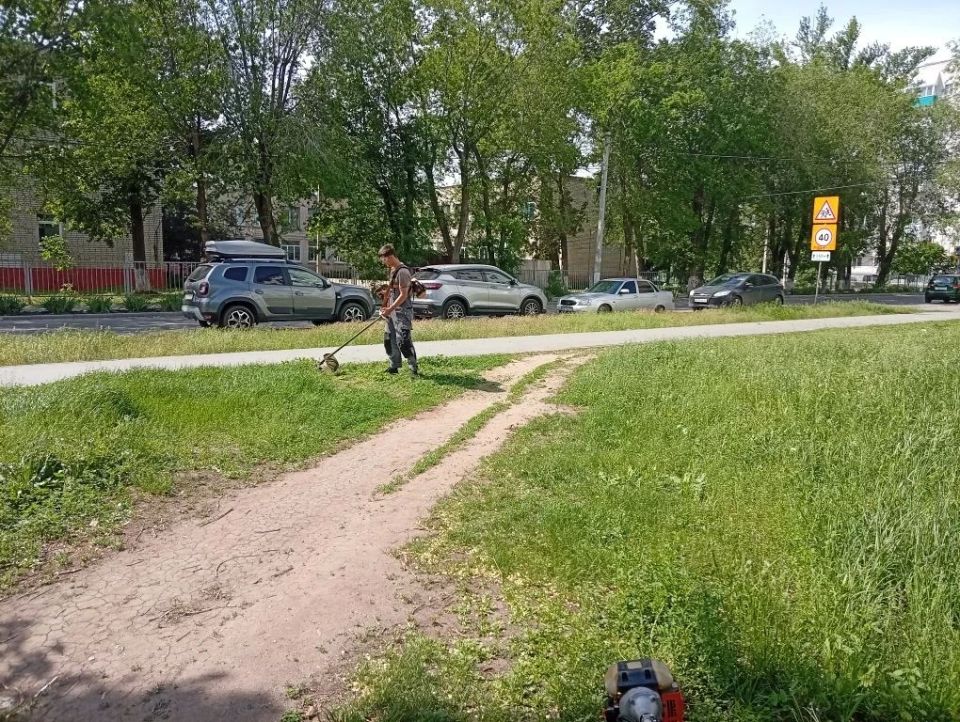 Нанесение разметки, покос, уборка городских улиц Нанесение разметки, покос, уборка городских улиц