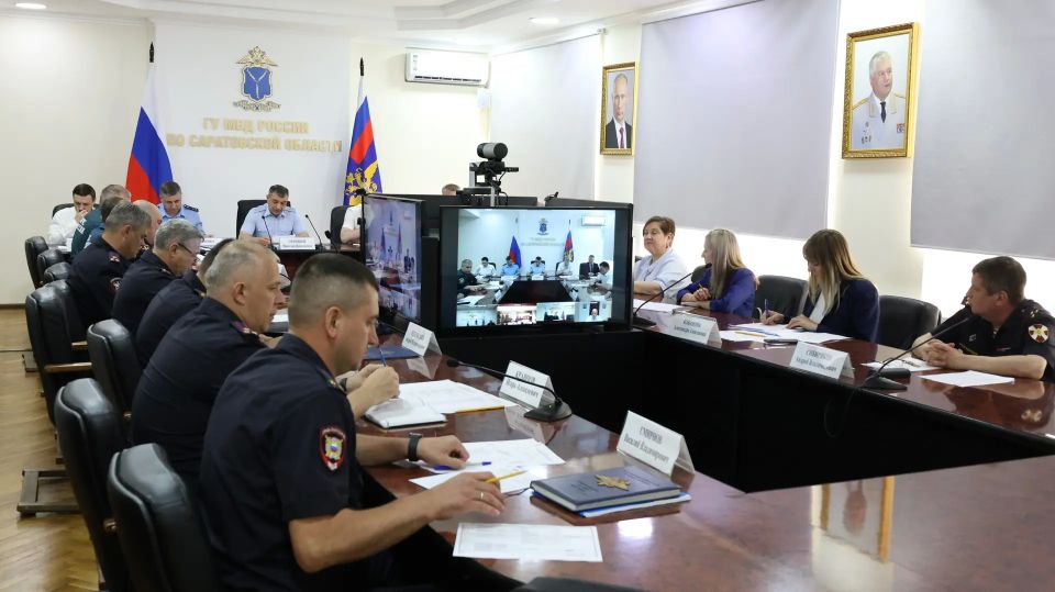 В ГУ МВД России по Саратовской области прошло заседание Оперативного штаба по профилактике правонарушений В ГУ МВД России по Саратовской области прошло заседание Оперативного штаба по профилактике правонарушений