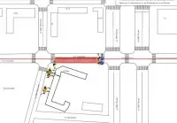 В центре Саратова ограничено движение