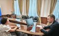Встретился с руководителем общественной приемной Губернатора Саратовской области Лией Чуриловой