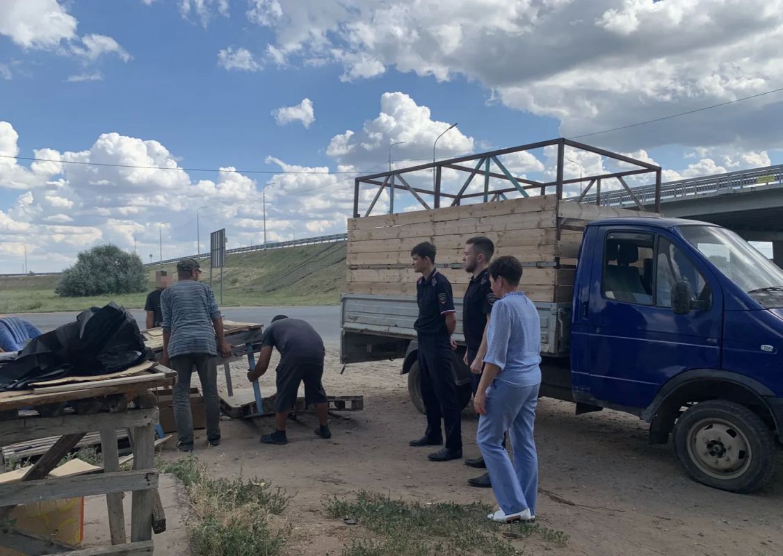 В Энгельсском районе ликвидировали точку незаконной торговли бахчевыми