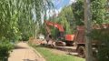 Ознакомился с ходом работ на самотечном коллекторе