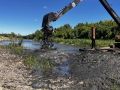 В Аткарске продолжается расчистка русла реки Аткары