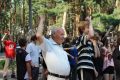 День физкультурника в «Колосе» отметили зарядкой с полицейскими