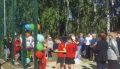 В селе Новая Красавка Лысогорского района торжественно открыли новую спортивную площадку