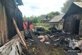 В Аркадаке сгорели частный дом и автомобиль