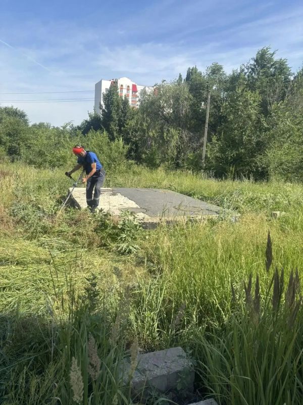В Энгельсе по поручению главы района Максима Леонова продолжается работа по благоустройству территорий вблизи объектов ресурсоснабжающих организаций В Энгельсе по поручению главы района Максима Леонова продолжается работа по благоустройству территорий вблизи объектов ресурсоснабжающих организаций