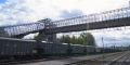В Заводском районе открыли для пешеходов новый мост через ж/д пути