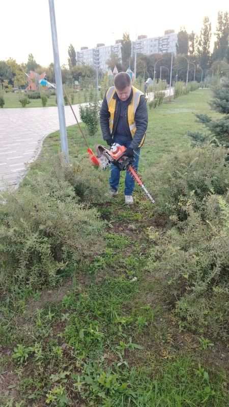 Сотрудники «Комбината благоустройства» продолжают работы по содержанию города Сотрудники «Комбината благоустройства» продолжают работы по содержанию города