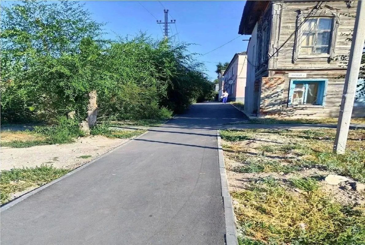 В Новоузенске построили тротуары на трех улицах