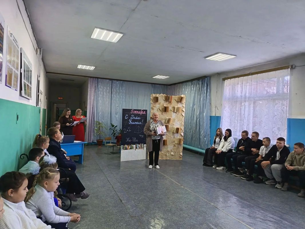 День учителя в селе Николевка День учителя в селе Николевка