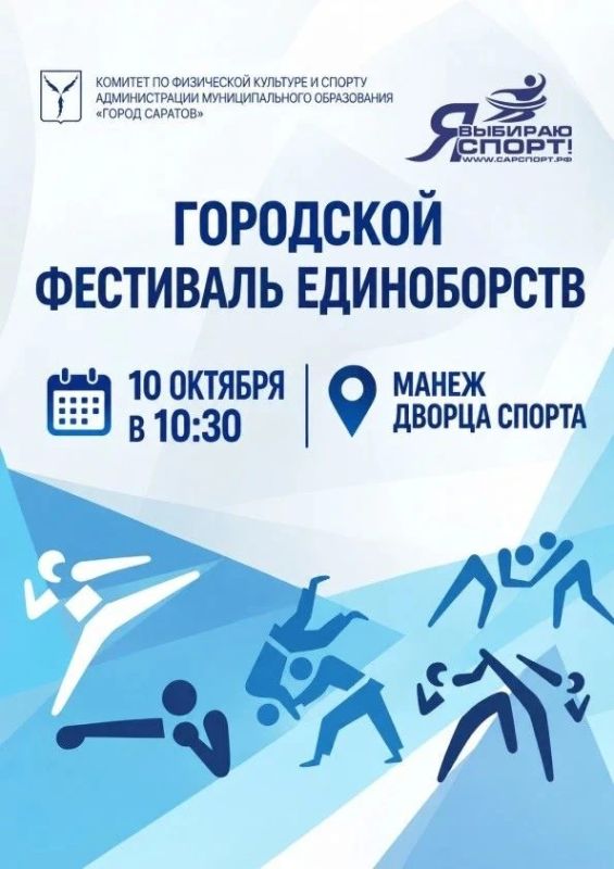В Саратове состоится Фестиваль единоборств