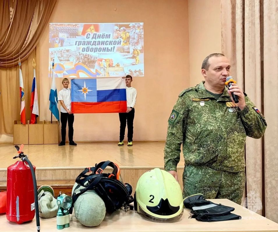 В школах региона прошли уроки безопасности В школах региона прошли уроки безопасности