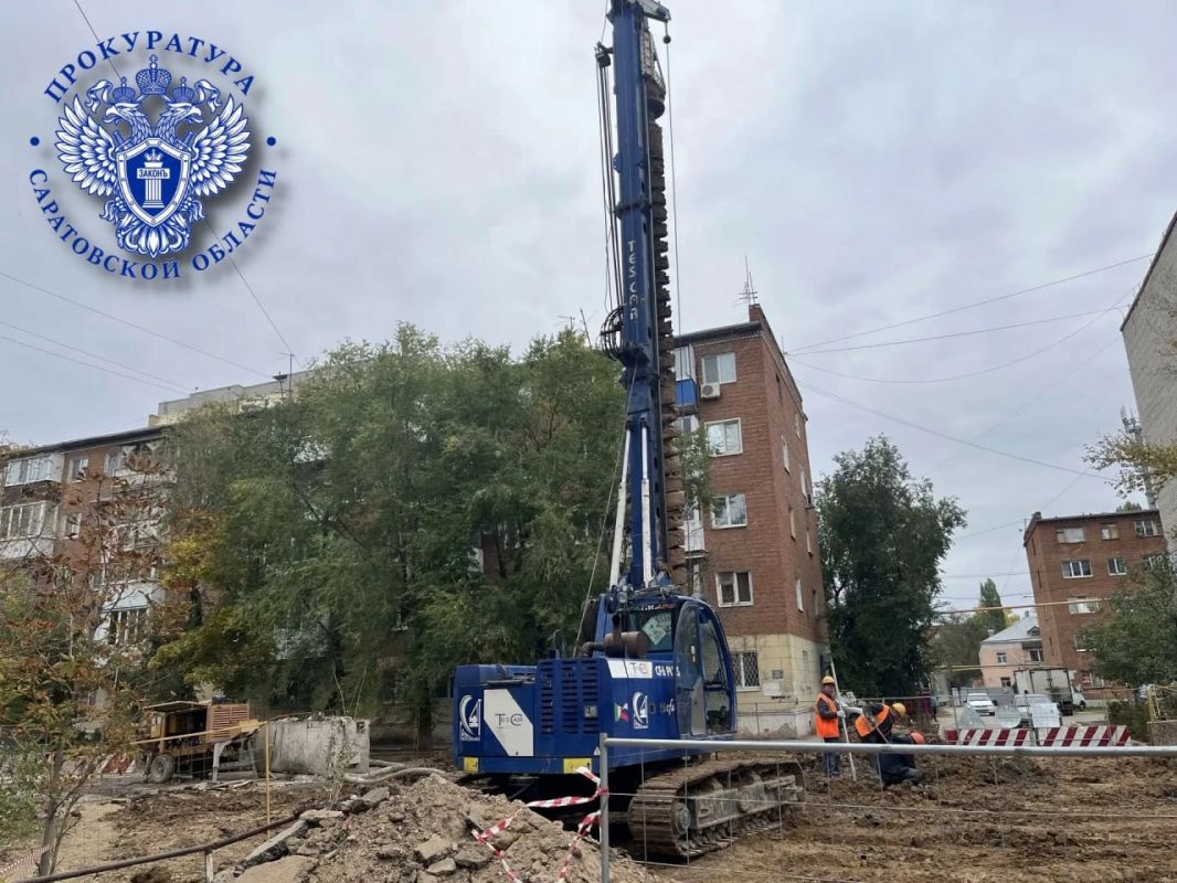 Реконструкция главного канализационного коллектора в Энгельсе находится на контроле прокуратуры Реконструкция главного канализационного коллектора в Энгельсе находится на контроле прокуратуры