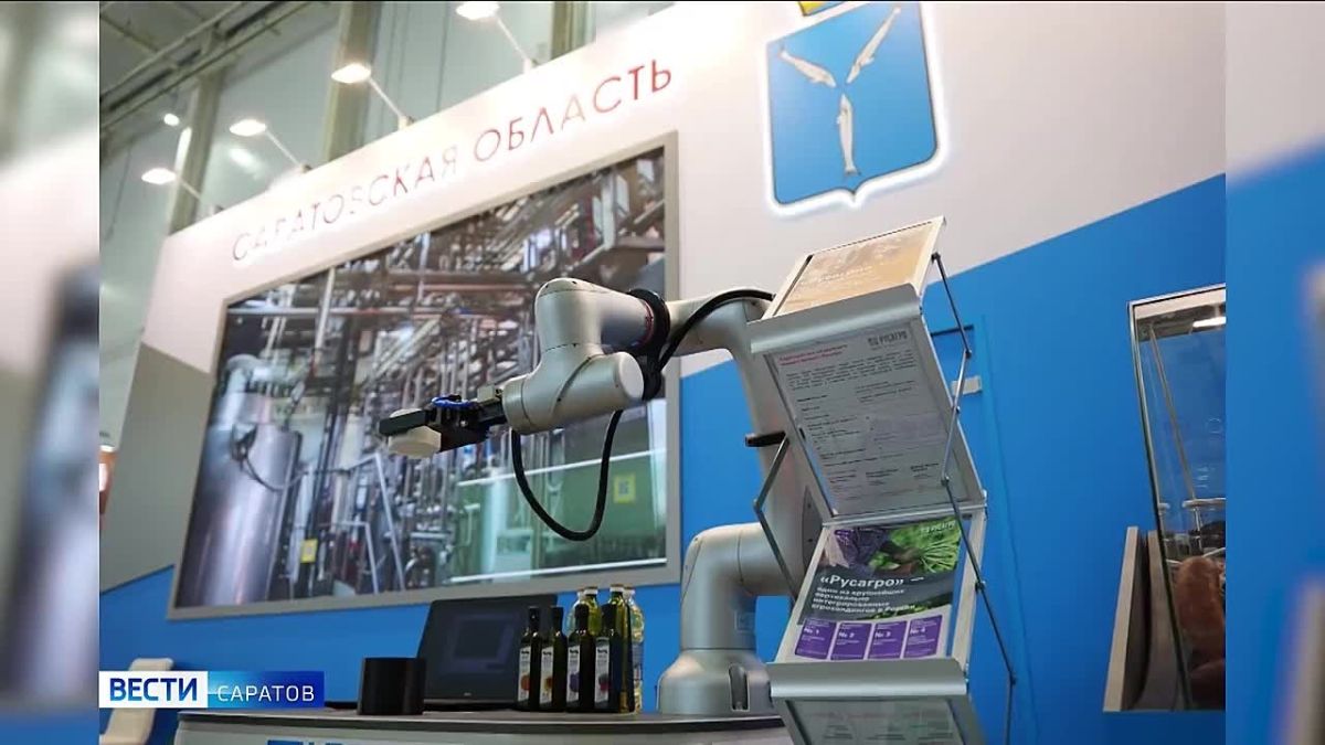 Губернатор Роман Бусаргин с делегацией Саратовской области работает на XXVIII Российской агропромышленной выставке «Золотая осень»