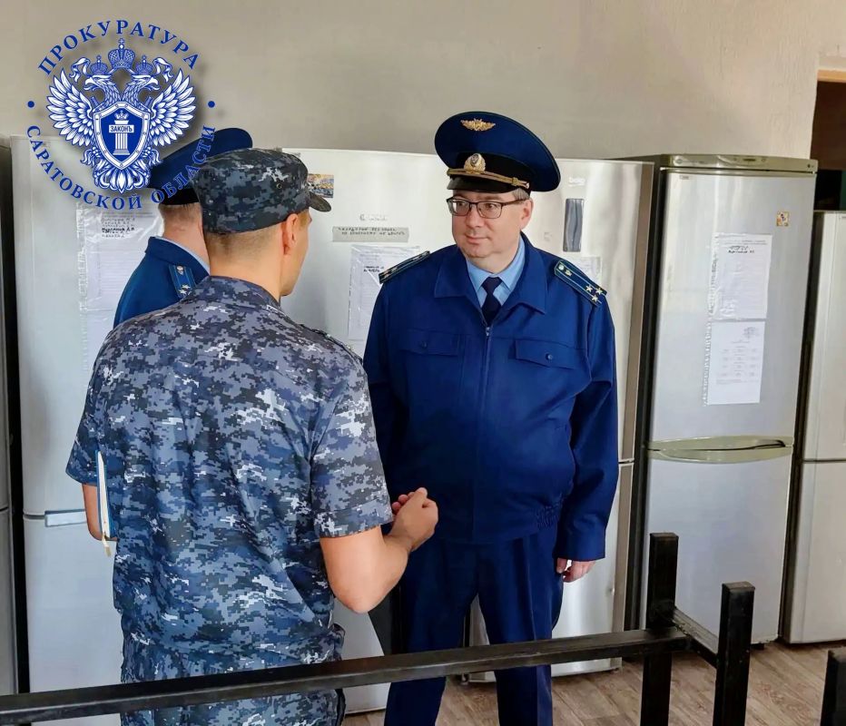 Заместитель прокурора Саратовской области Дмитрий Симанович проверил состояние законности в исправительном центре Заместитель прокурора Саратовской области Дмитрий Симанович проверил состояние законности в исправительном центре