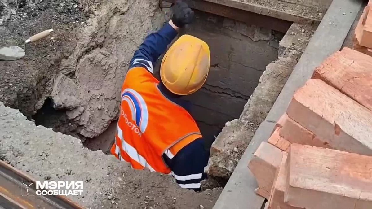 «Водосток» продолжает плановые ремонтные работы на ливневых сетях