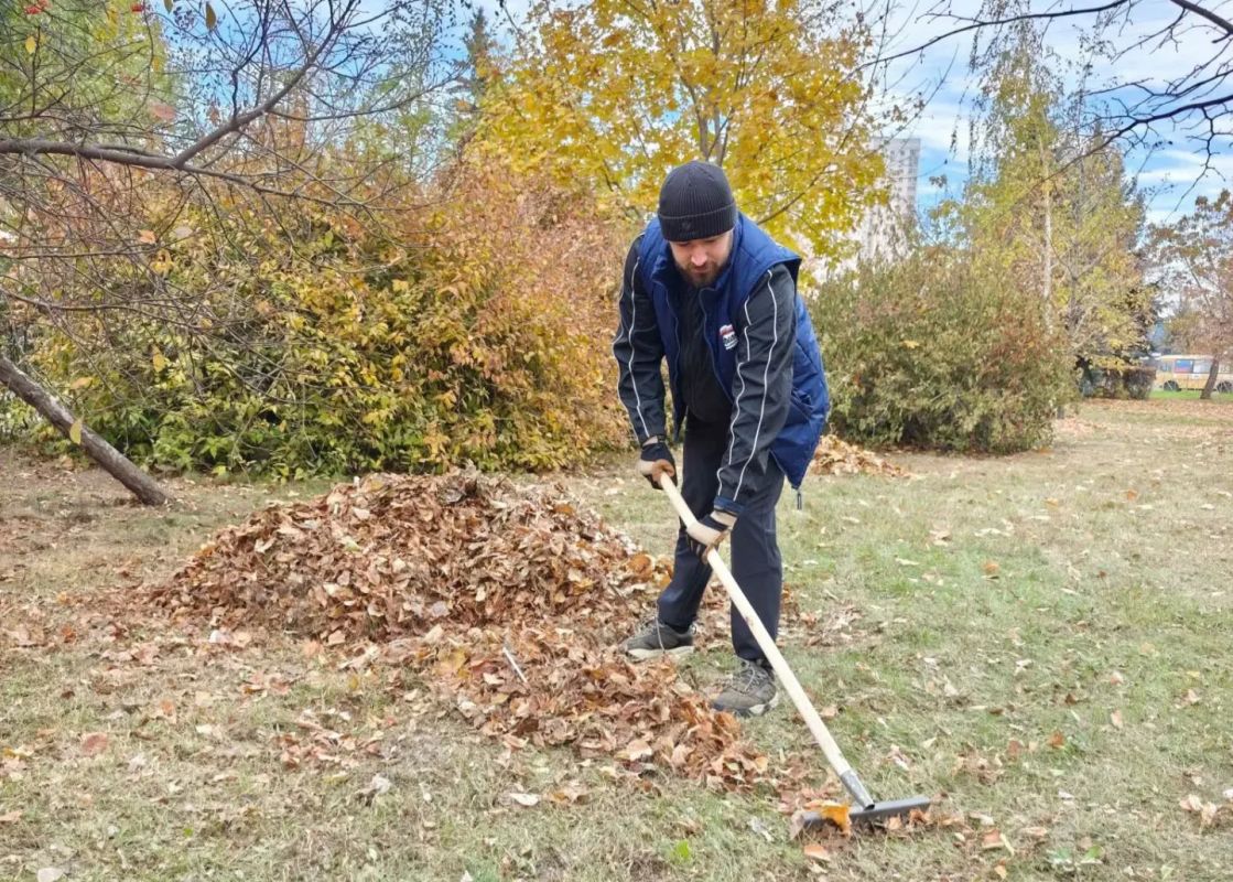 Субботник в «Покровском»: сделали парк чище вместе Субботник в «Покровском»: сделали парк чище вместе