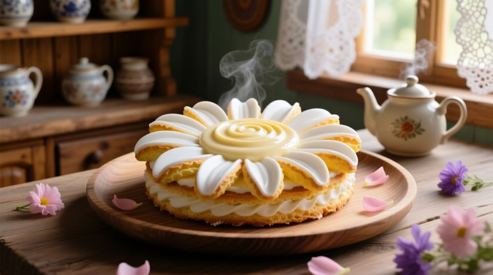 Пирожные «Ромашка»: атмосферный десерт, который радует глаз и настроение