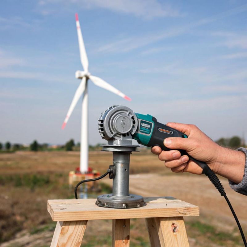 Как создать ветрогенератор из болгарки: шаг за шагом к альтернативной энергии