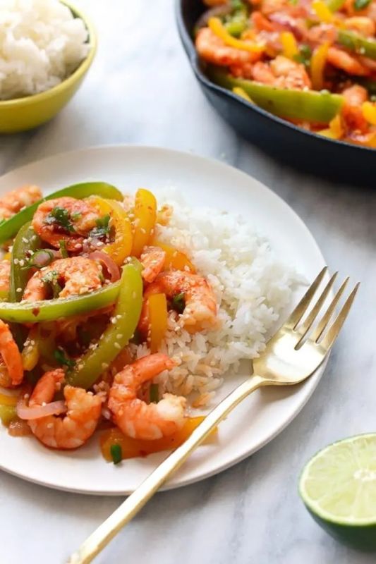 Сочный ужин за 15 минут: креветки по-китайски