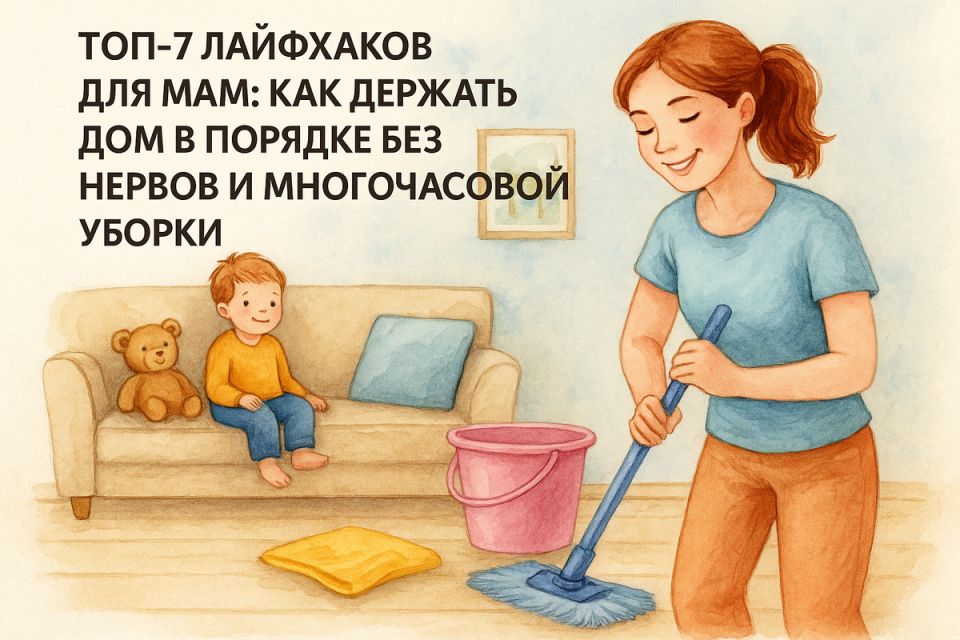 Секреты уюта: Советы для мам, как поддерживать порядок без стресса